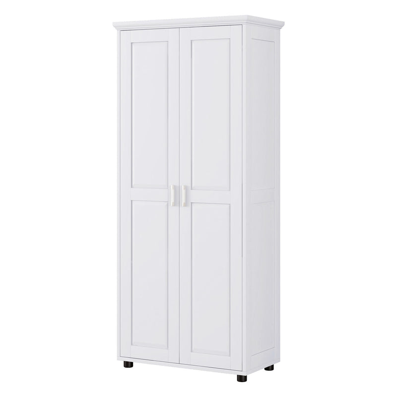 Storage Cabinet With Adjustable Shelves, 2 Doors, Rectangle Design For Bathroom