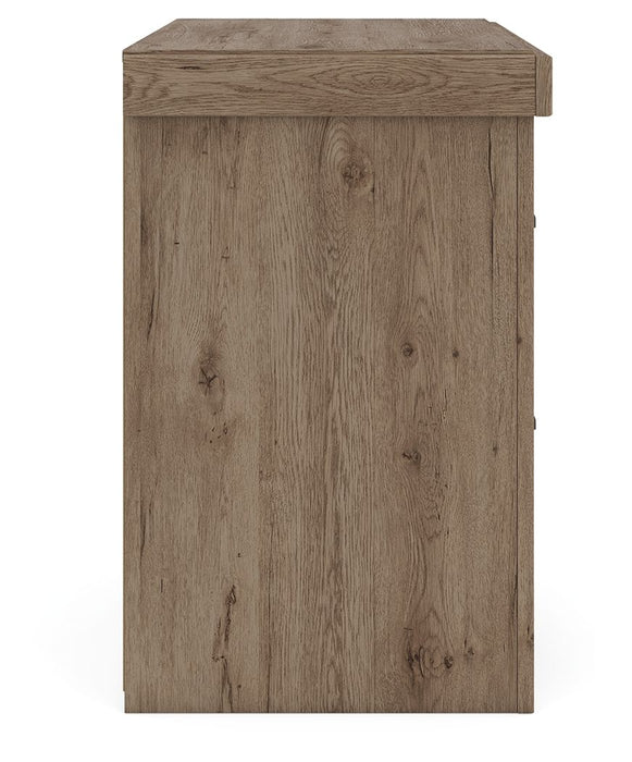 Oliandon - Two Drawer Night Stand - Light Brown