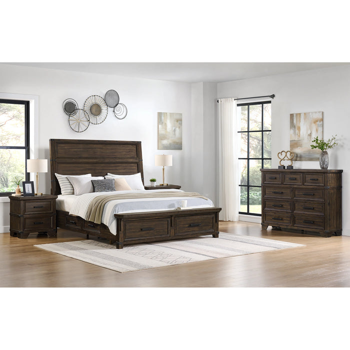 Colorado City Storage Bedroom Set in Charcoal