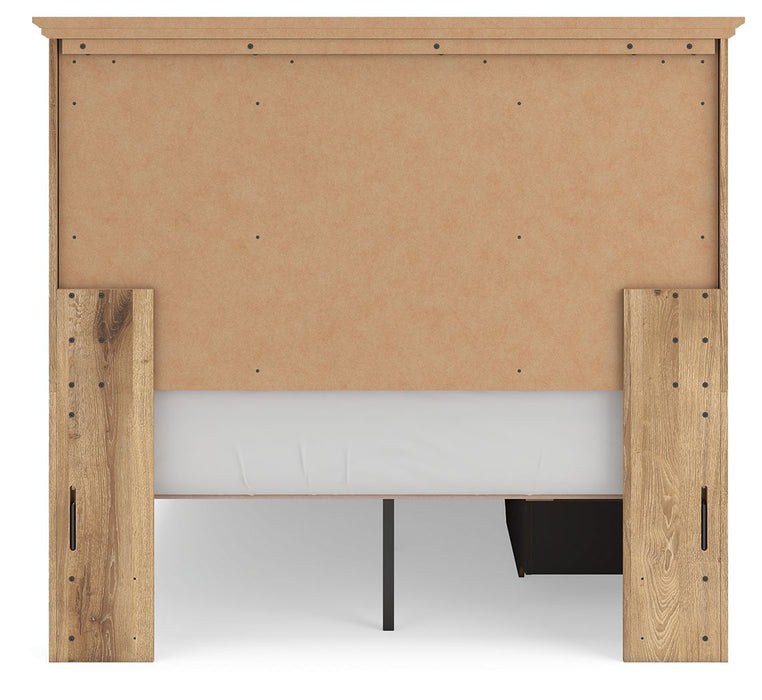 Makidern - Panel Storage Bed