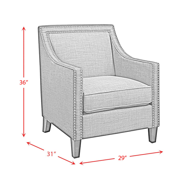Erica 497 Chair w/Chrome Nails