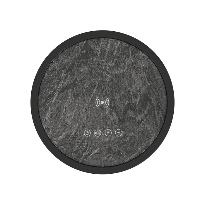 Halo Smart End Table in Black