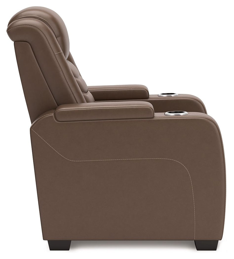 High Impact - Power Recliner / Adj Headrest - Tobacco