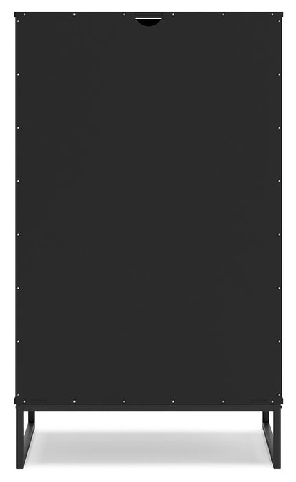 Socalle - Five Drawer Chest - Black