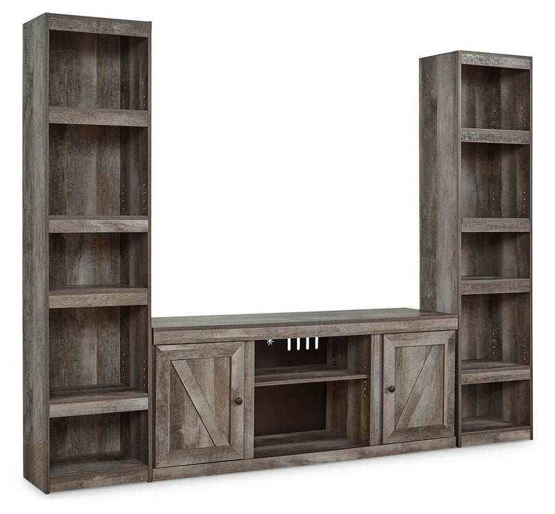 Wynnlow - 3-Piece Entertainment Center - Gray