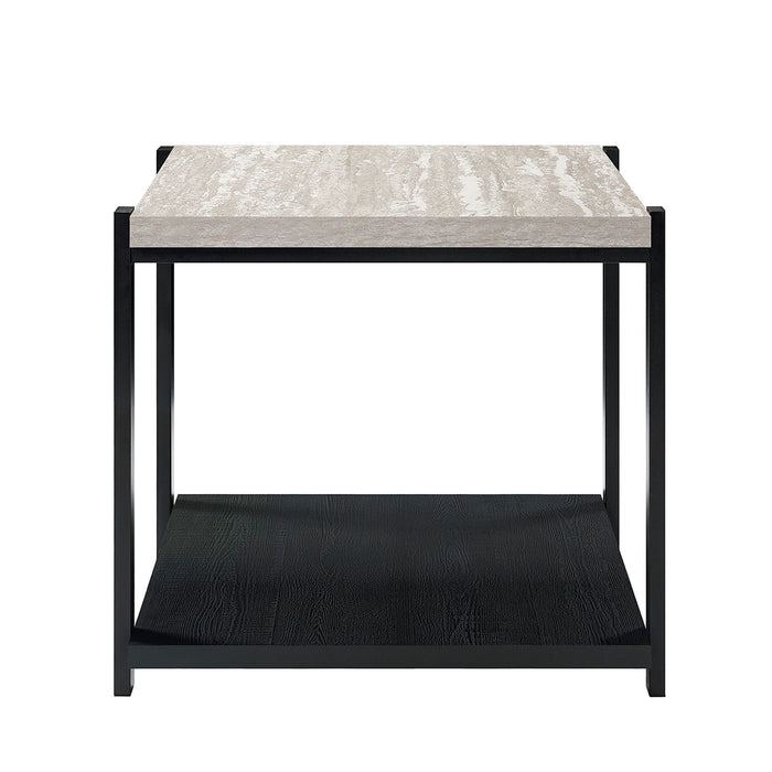 Linea - 3 Piece Occasional Set (1 Coffee & 2 End Tables) - Light Gray