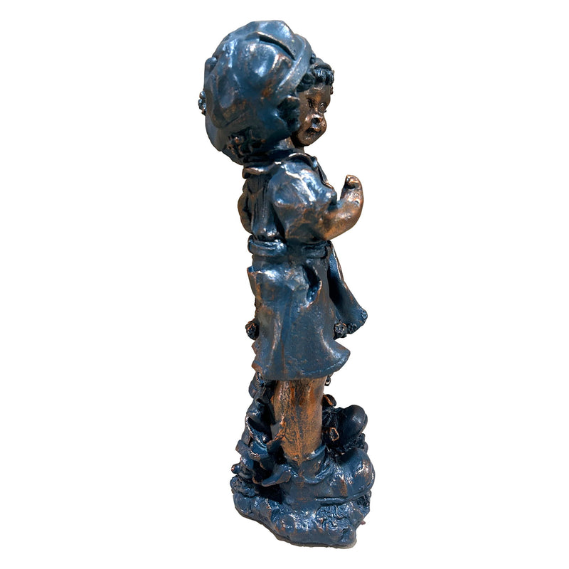 Magnesium Oxide Statues Of A Boy And A Girl, Perfect As Garden Lawn Ornaments, Are Ideal For Backyards, Lawns, And Patios.