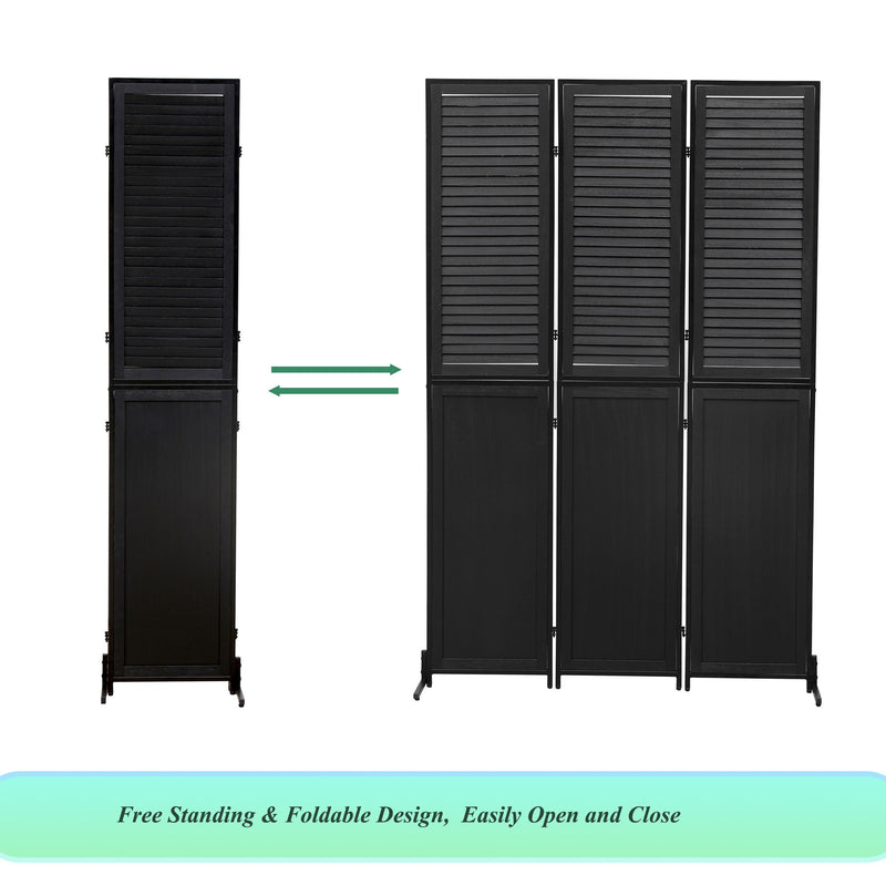 Rustic 3 Panel Room Dividers And Folding Privacy Screen