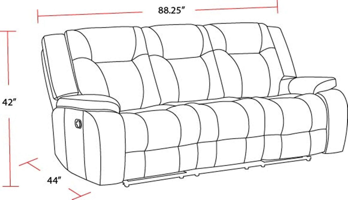 Blake - Reclining Sofa - Desert Taupe