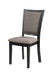 Potomac 60" Rectangle Dining Table & 4 Chairs-Brown/Black