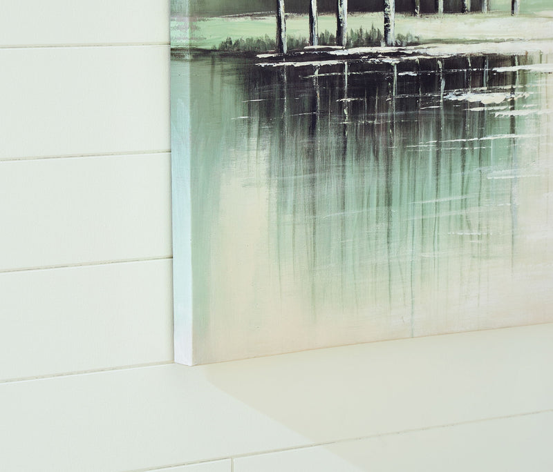 Garlenridge - Wall Art - Green / Tan / White