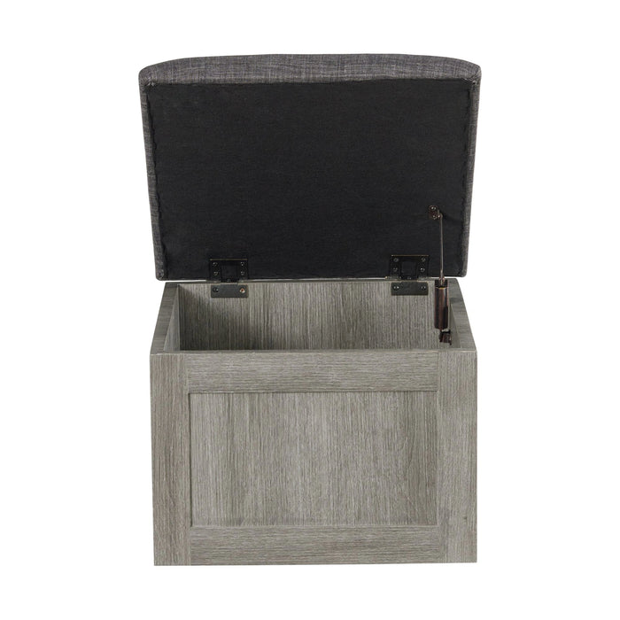 Uster Coffee Table W/Four storage Stools Grey