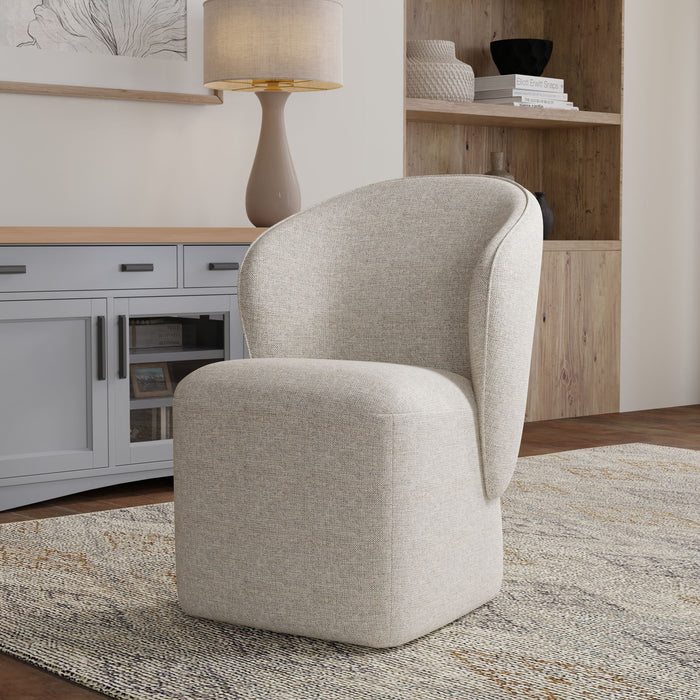 Bongo - Dining Chair (Set of 2) - Quartermaster Linen White