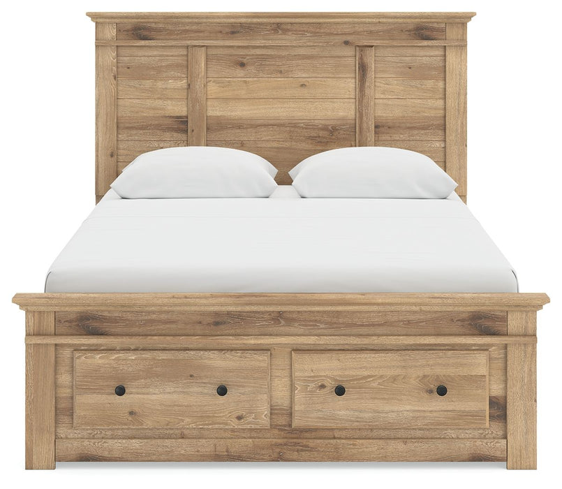 Makidern - Panel Storage Bed