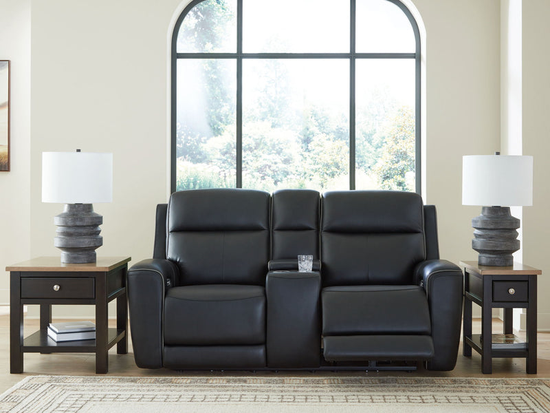 5Z-Comfort - Relaxation - Power Reclining Loveseat with Console / Adj Headrest
