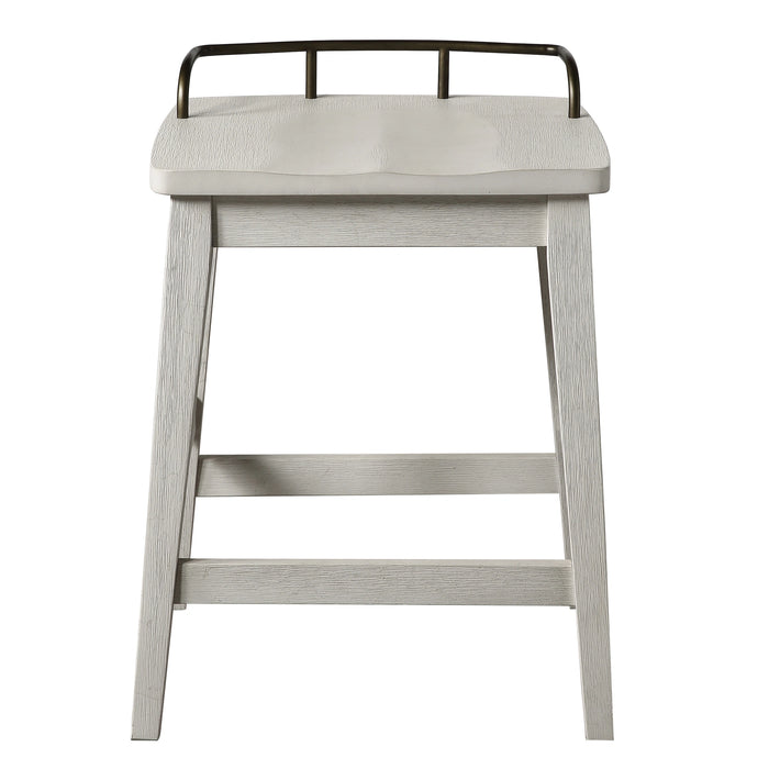 Steve Silver Pendleton Counter Stool in Ivory (Set of 2)