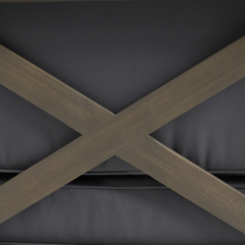 Brava - X Back Corner Bench