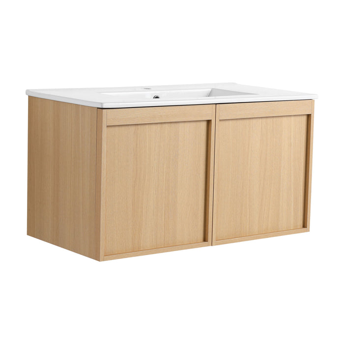 Floating Bathroom Vanity With Sink Combo