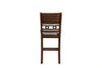Gia 5 Pc 42" Square Counter Table & 4 Chairs-Cherry