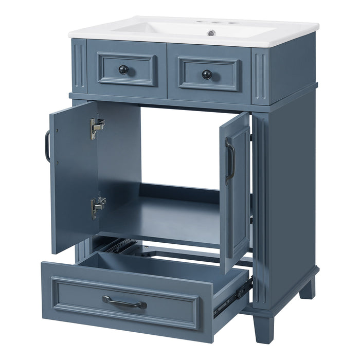 Bathroom Vanity With Sink, Storage Cabinet