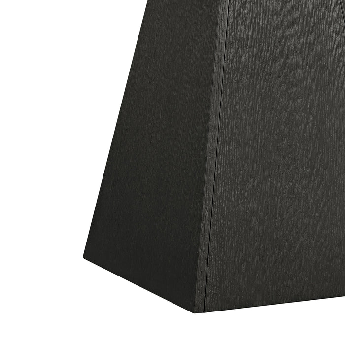Jemma 3PC Occasional Table Set in Grey and Dark Espresso-Coffee Table & TwoEnd Table