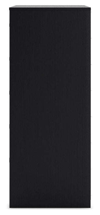 Finch - Five Drawer Chest - 46" Height - Black