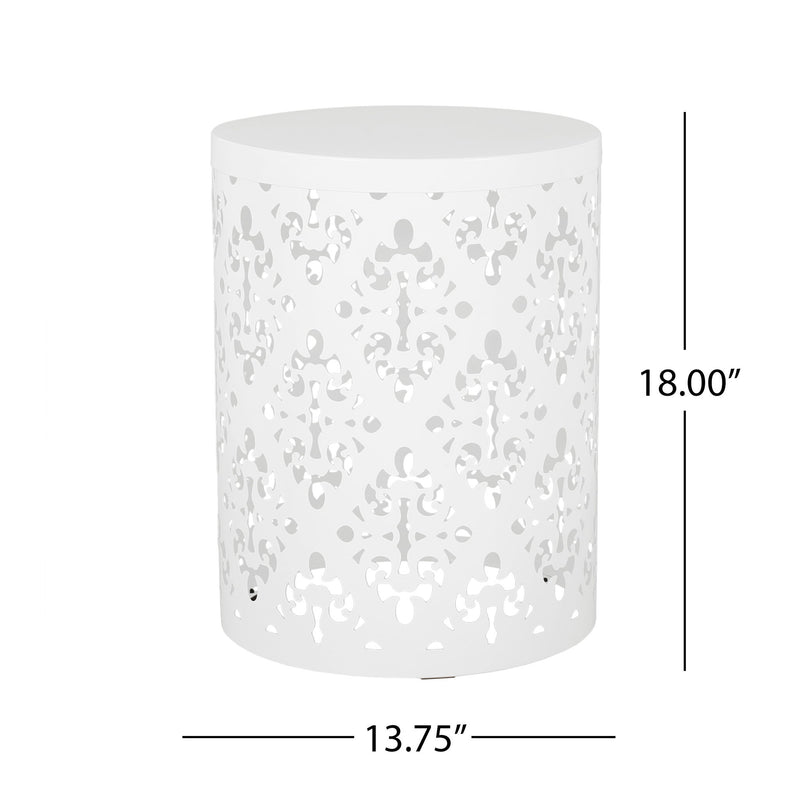 Outdoor Metal Modern Design End Table