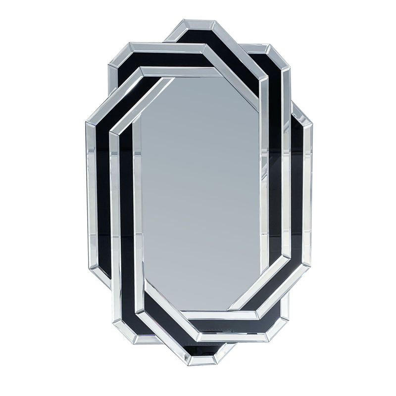 Diamond Wall Mirror - Silver