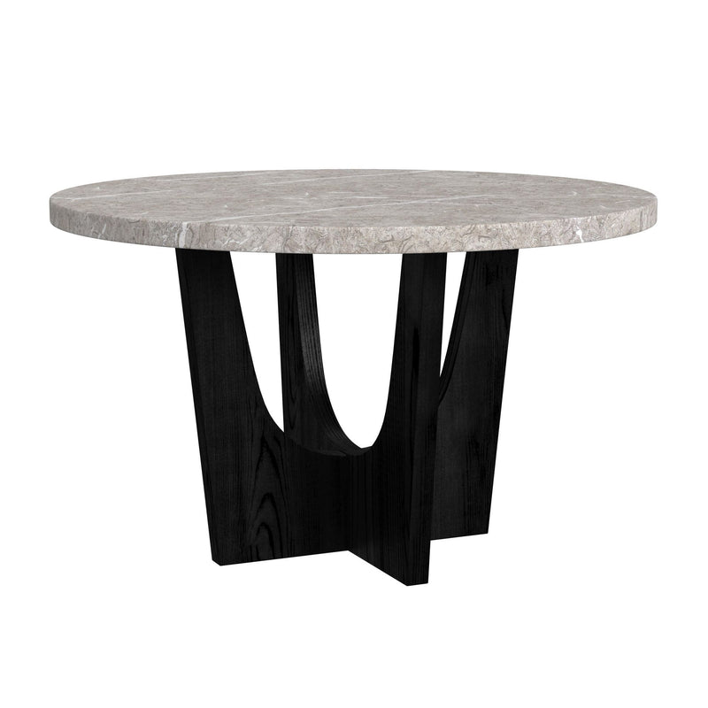 Oregon - Round Table With Faux Marble Top