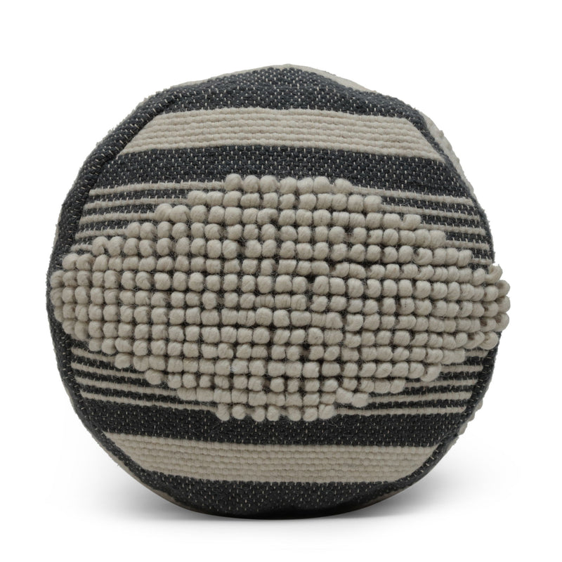 Diamond - Handcrafted Cylindrical Pouf