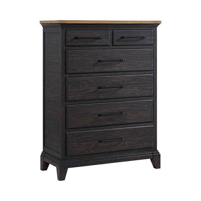 Montrose Chest in Espresso & Brown