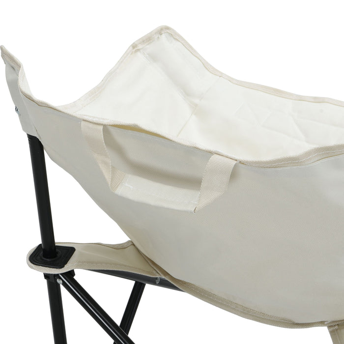 Portable Folding Camping Chairs With Carry Bag (Set of 2)