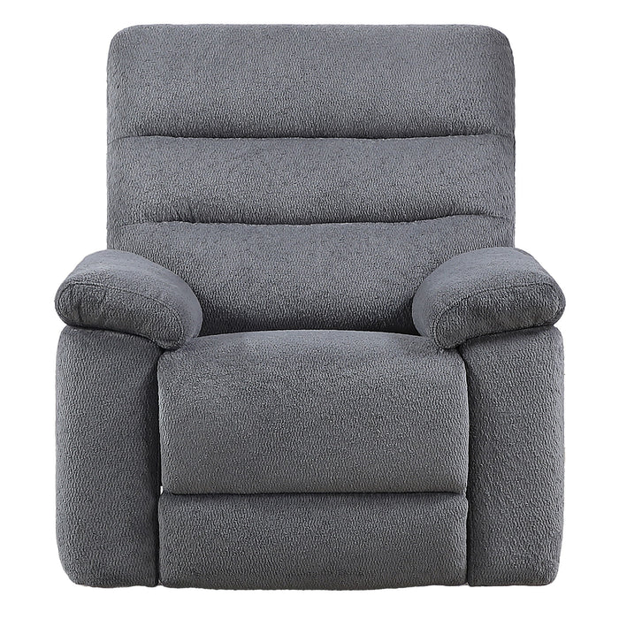Cozy - Manual Recliner - Gray