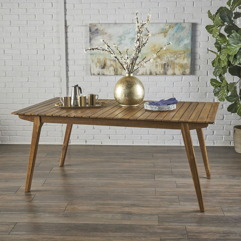 Outdoor Dining Table & Frame - Teak
