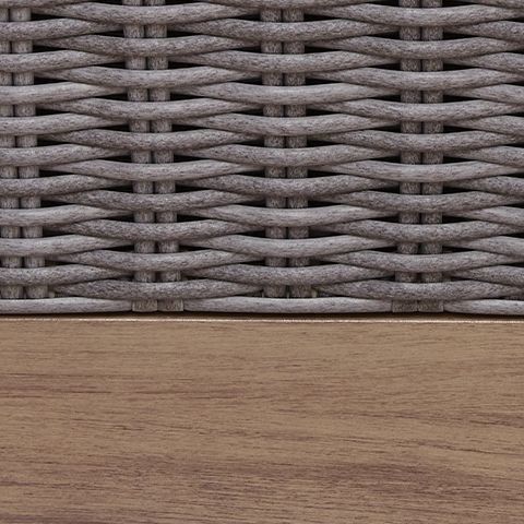 Harmony Headlands - Swivel Lounge With Cushion - Natural / Gray