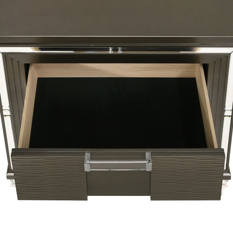 Twenty Nine - 2-Drawer Nightstand With USB - Dark Brown
