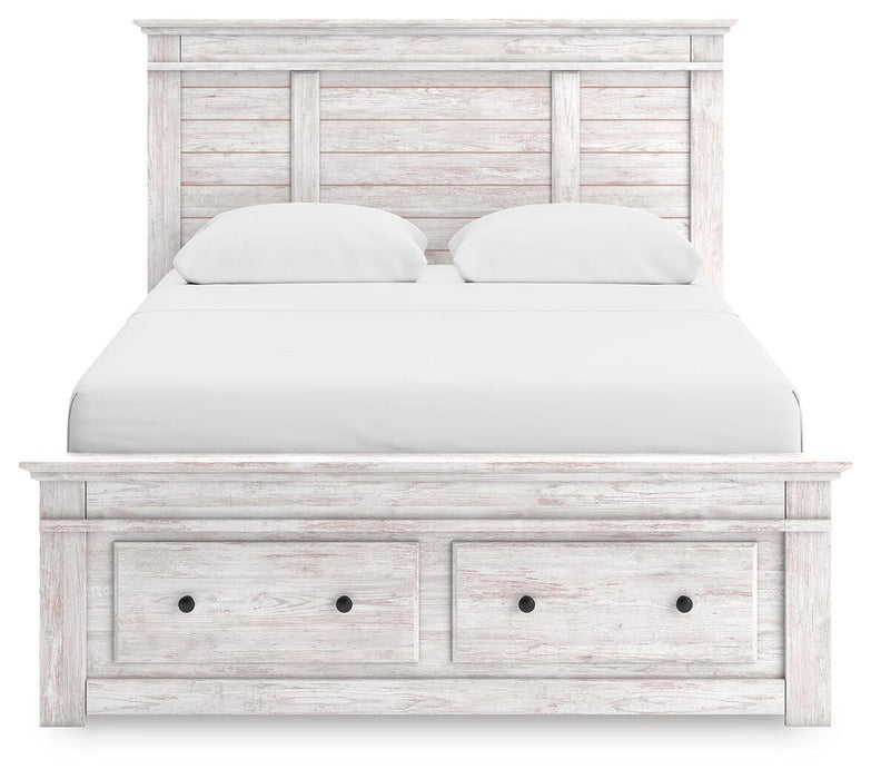 Makidern - Panel Storage Bed