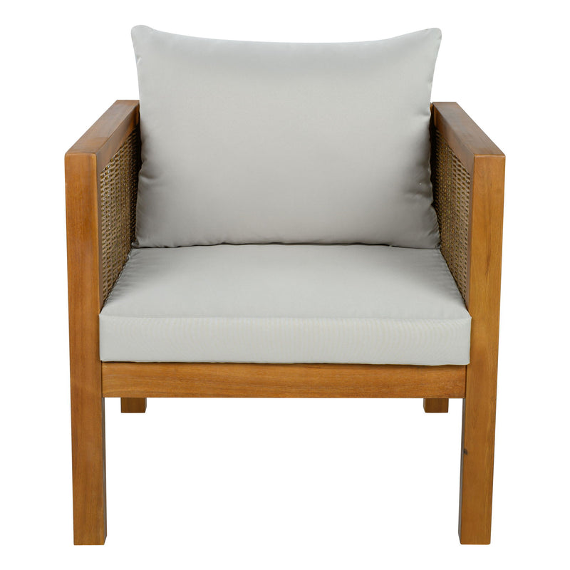 Patio Set Outdoor With Coffee Table And Cushions