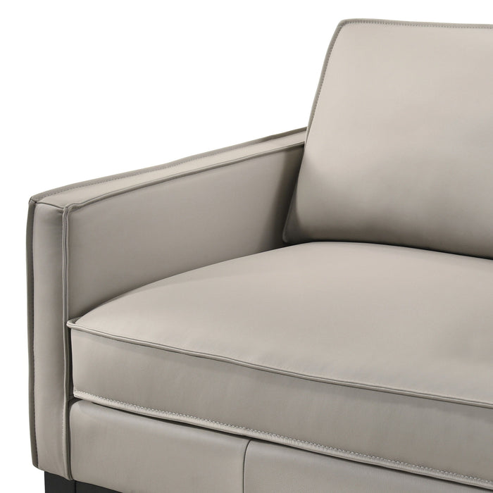 Aaron - Loveseat - Mist Gray