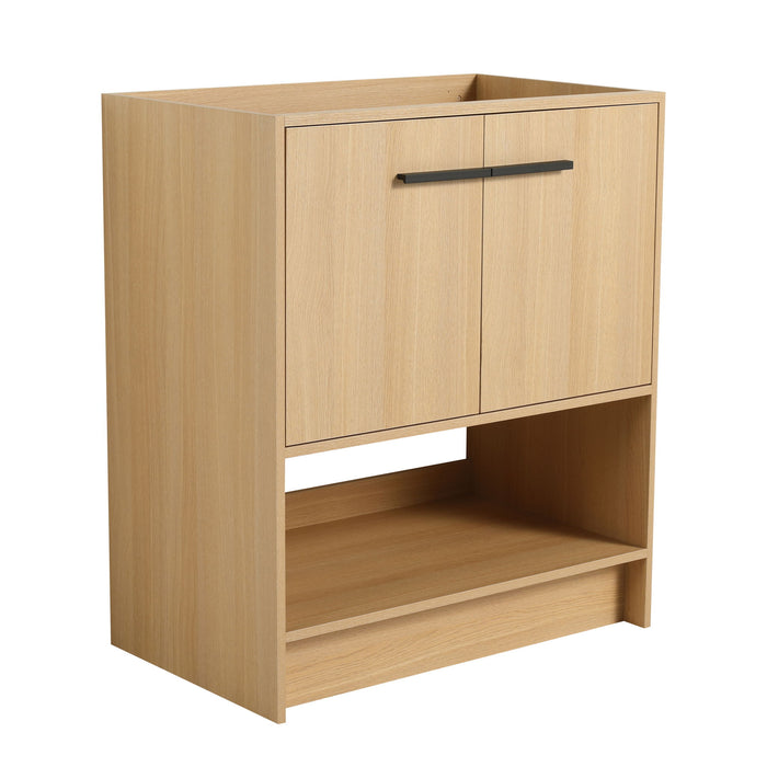 Modern Freestanding Bathroom Vanity With 2 Doors