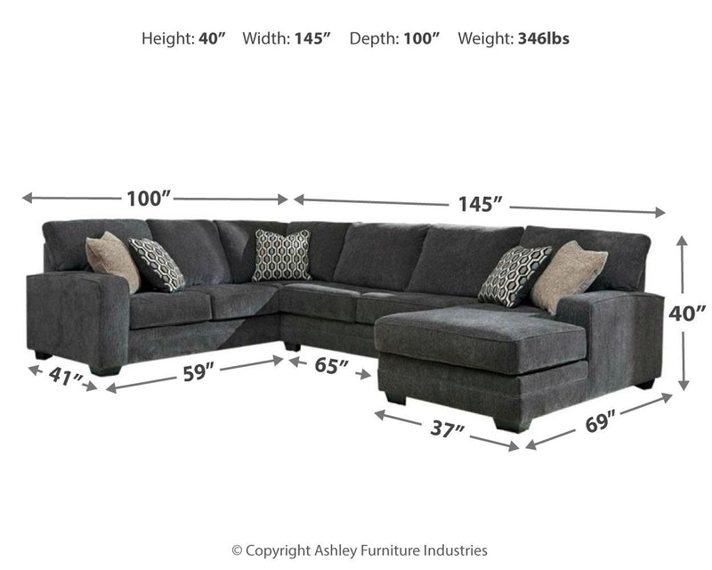 Tracling - 3 Piece Sectional