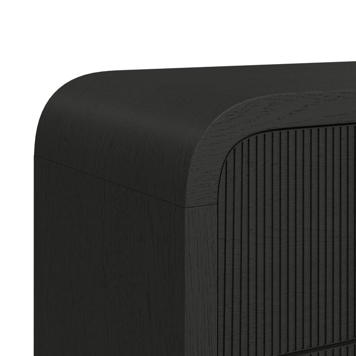 Ridgemont 6-Drawer Dresser in Black with Grain