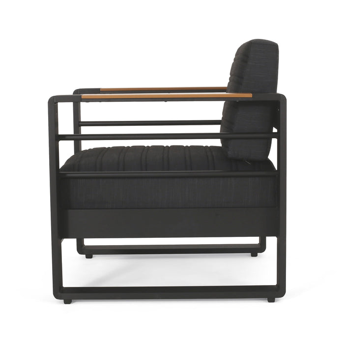 Giovanna - Club Chair Set With Aluminum Frame