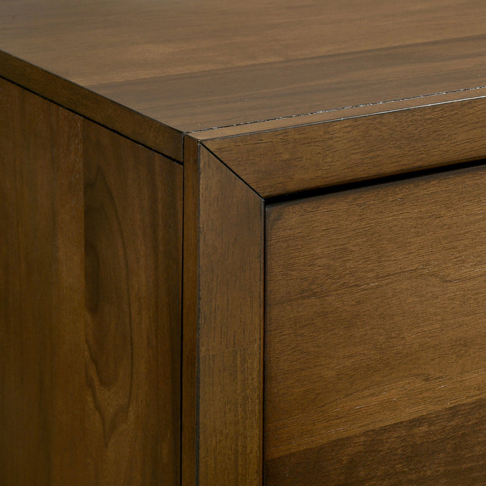 Malibu 6-Drawer Dresser in Walnut