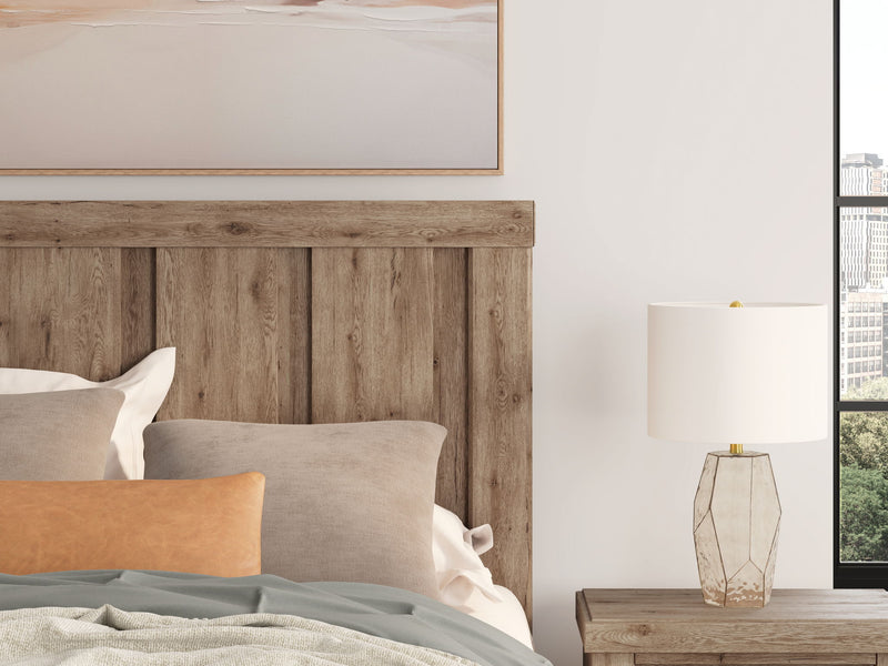 Oliandon - Panel Storage Bed