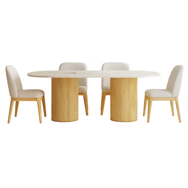 Sylvie - Standard Height Dining Set, Oval Table