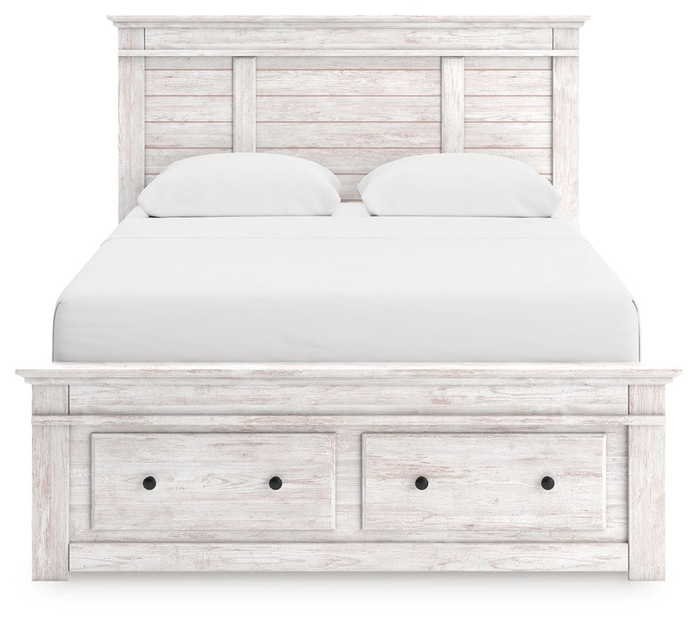 Makidern - Panel Storage Bed