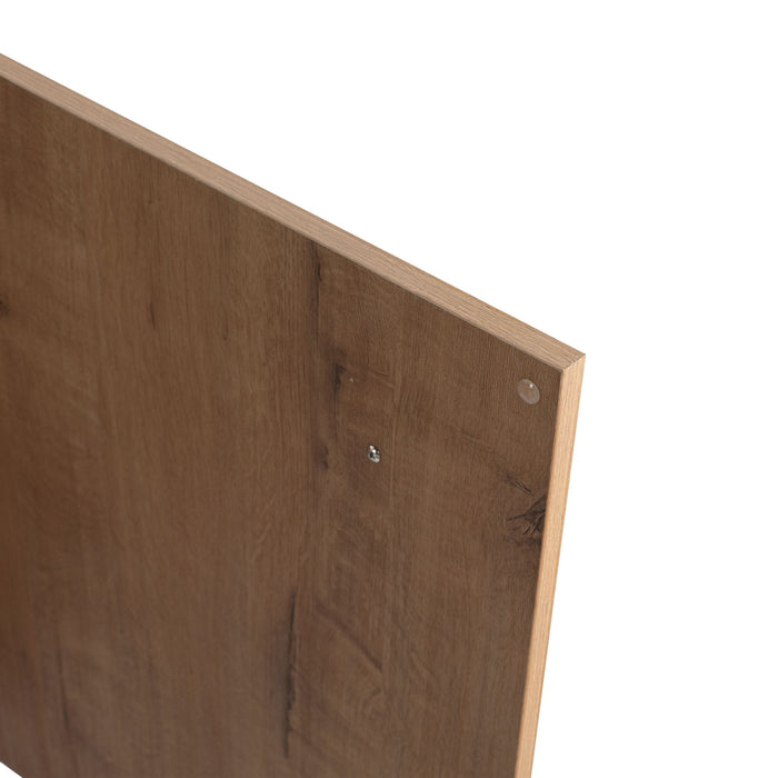 60" Freestanding Bathroom Vanity With Double Sink, Soft Close Doors, 3 Drawers - Imitative Oak