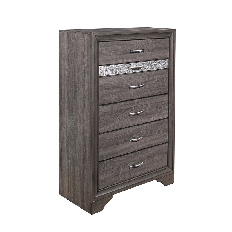 Ryder - 5 Piece Bedroom Set With Drawer Footboard