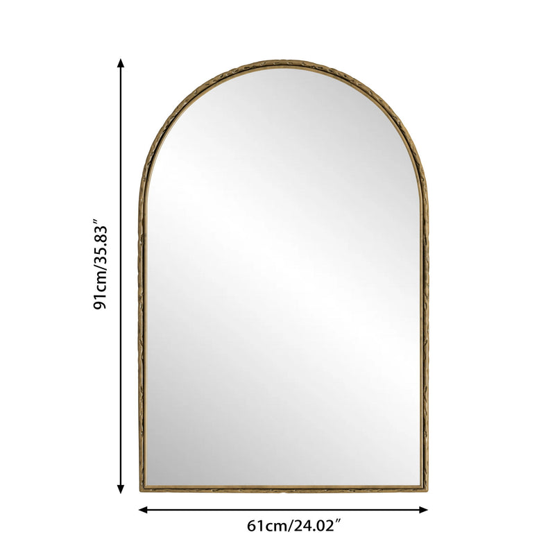 Arched Mirror With Shatterproof Glass
